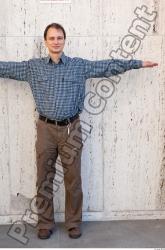 Whole Body Man T poses Casual Average Street photo references